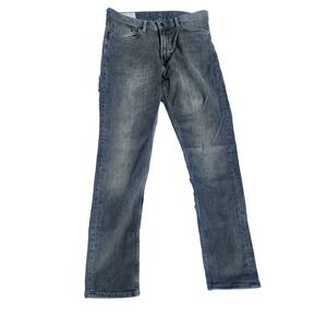 Mens H&M Slim Coup Etroit & Denim 32/32 Black Pant distressed look